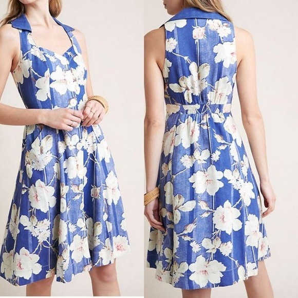 Anthropologie Dresses & Skirts - by Anthropologie camelia collated retro dress